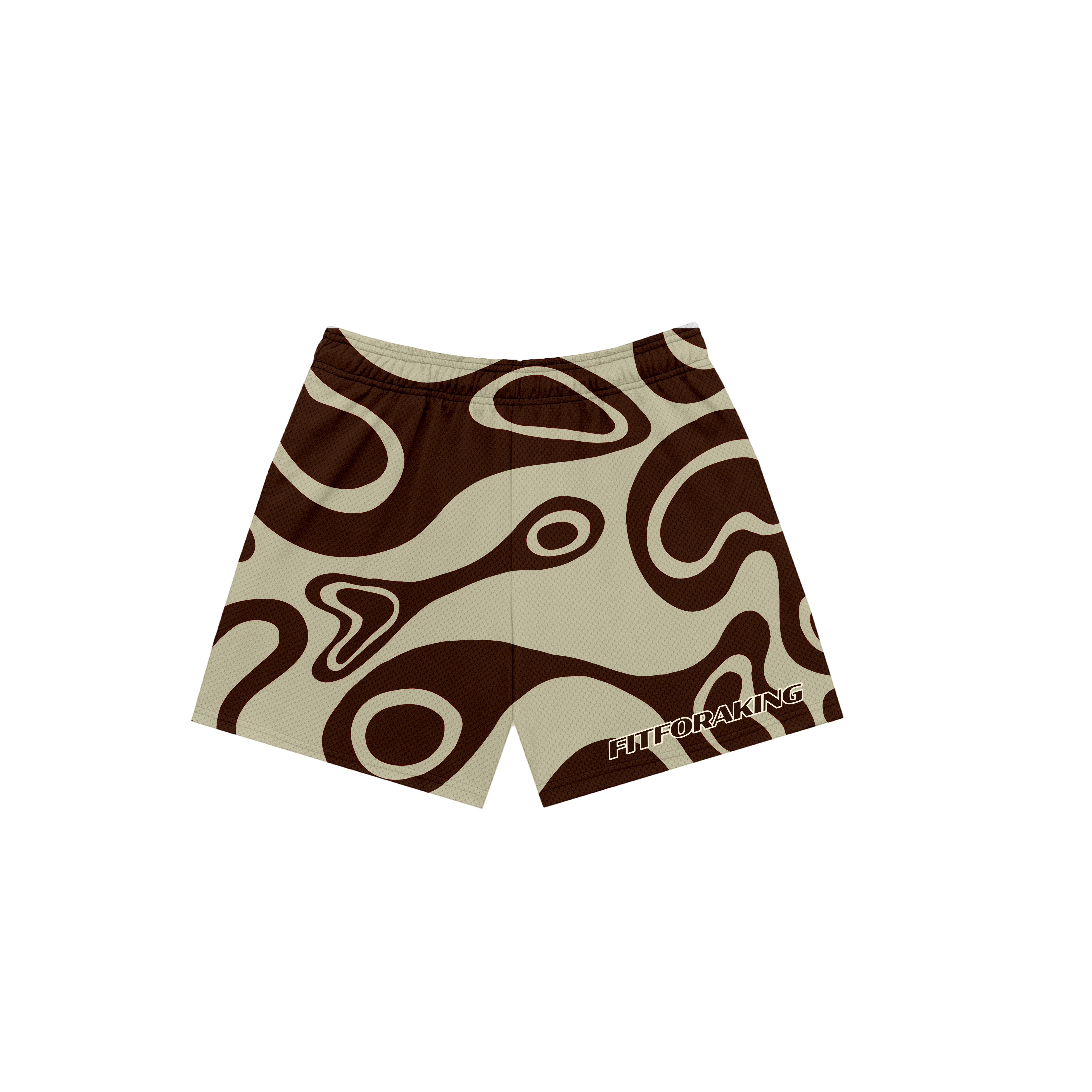 Lava (Brown/Cream Swirl Pattern)