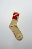 Self Love Socks - Tan/Red