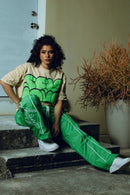 Self Love Bubble T-Shirt - Tan/Green