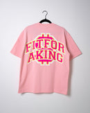 Rich Habits T-Shirt - Pink/White