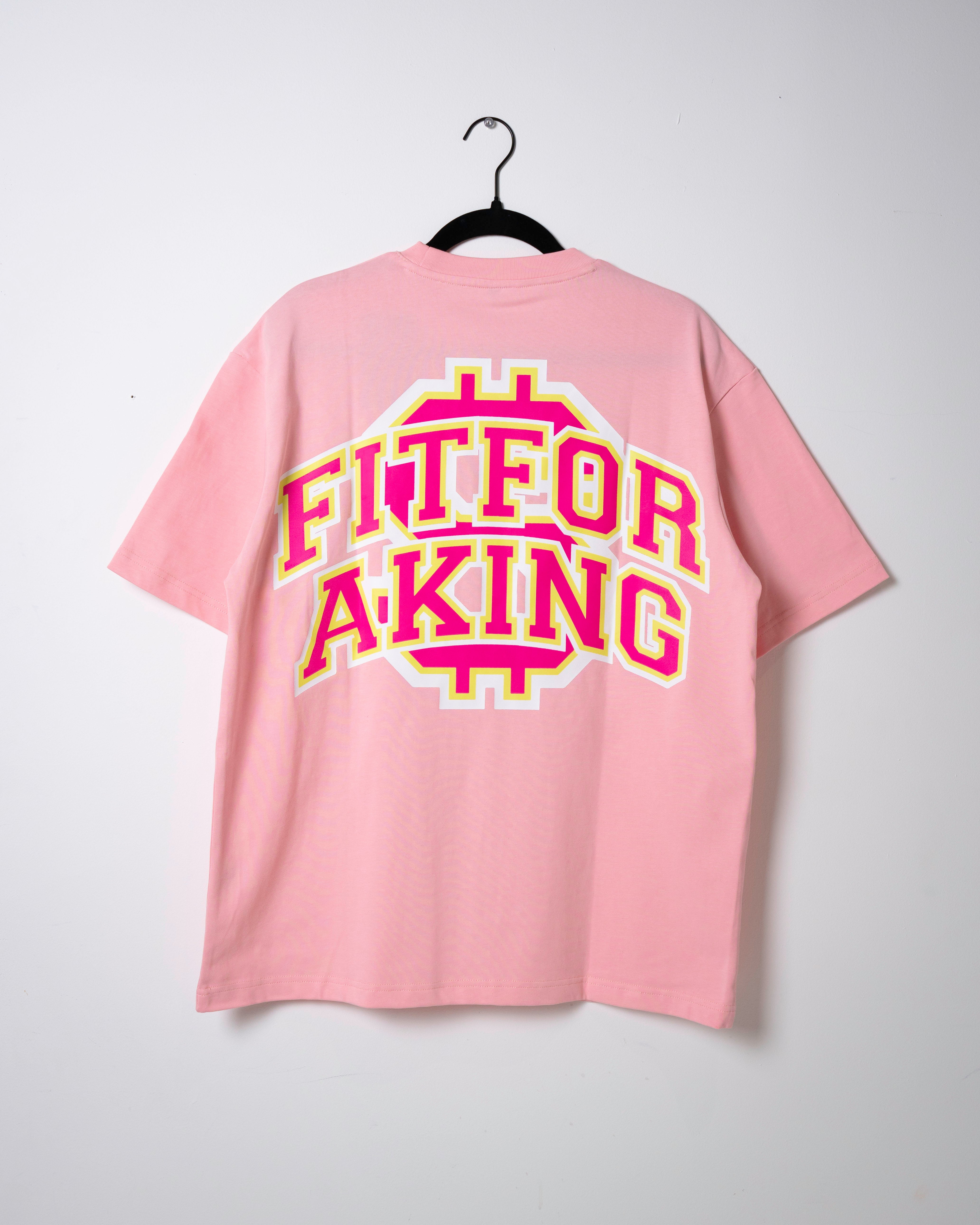 Rich Habits T-Shirt - Pink/White