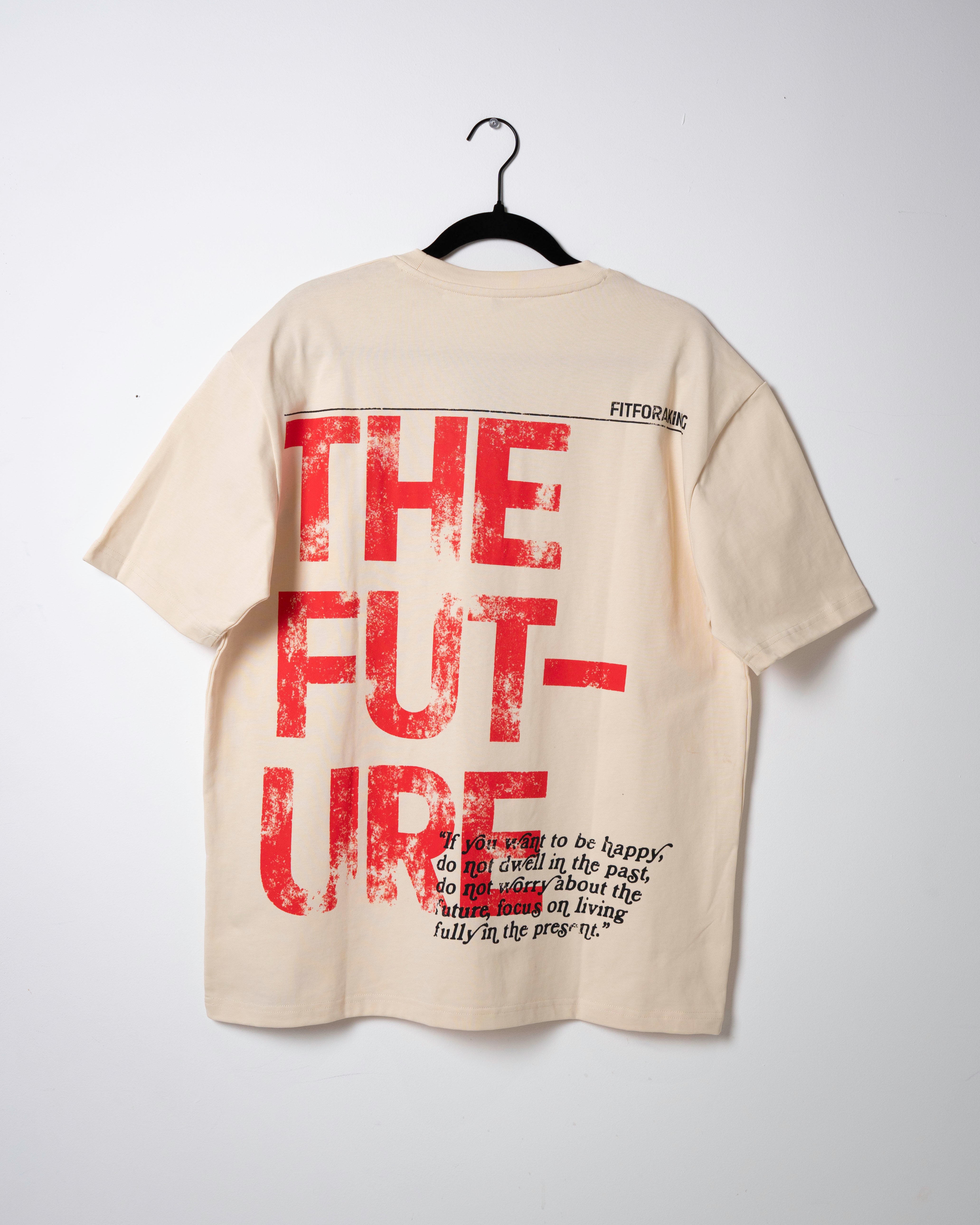 The Future T-Shirt - Cream/Red