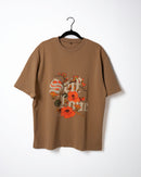 Self Love Floral T-Shirt - Brown
