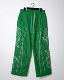 Script Track Pants - Green