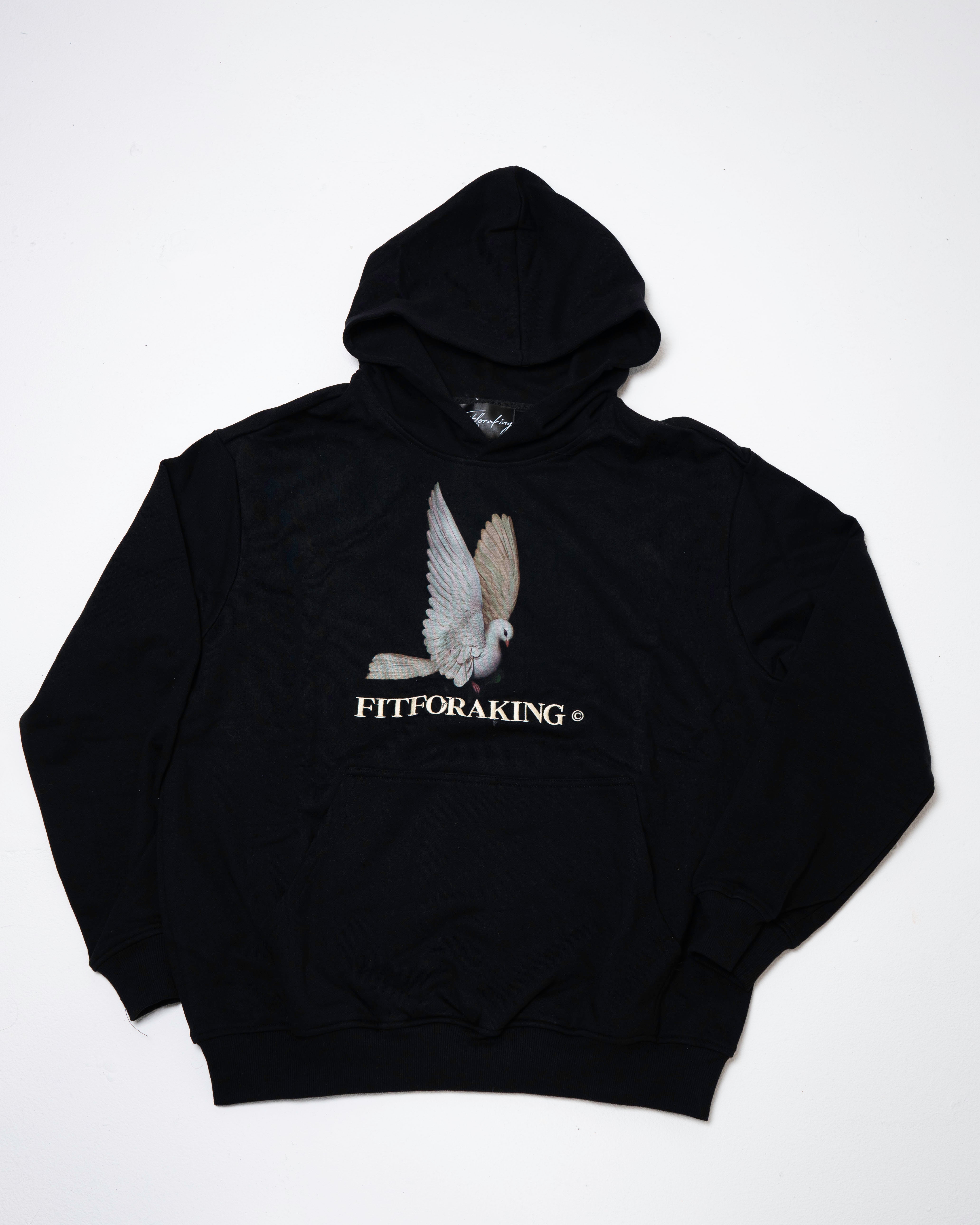 Peace Seekers Doves Hoodie - Black