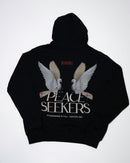 Peace Seekers Doves Hoodie - Black